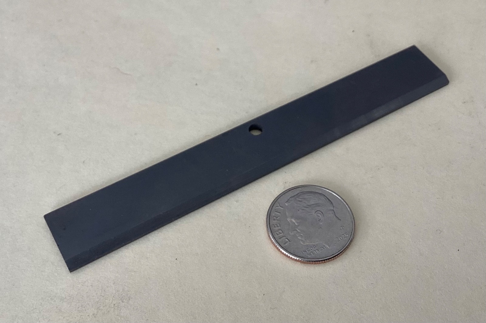 solid carbide scraper tool blade blank 3 3/4 x 1/2 x0.076 T wear part W hole