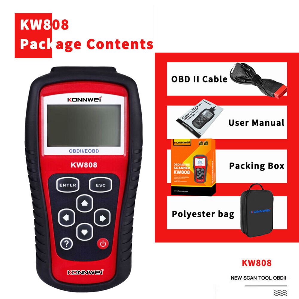 MaxiScan MS509 KW808 OBD2 EOBD Scanner Car Code Reader Tester Diagnostic Tool
