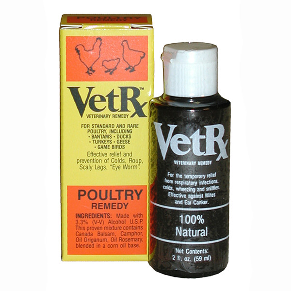 NEW VetRX Poultry Chicken Veterinary Aid Liquid Formula Concentrate- 2 (2 Oz) PK