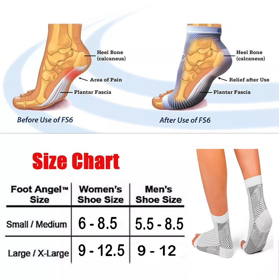 3PK Sooth Relieve Compression Socks For Men & Women Neuropathy Compression Socks