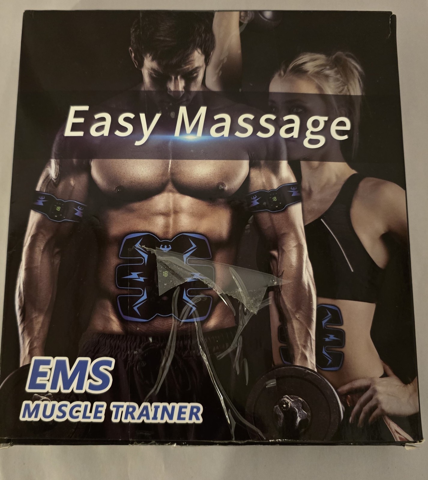Abs Stimulator Muscle Toner, Ab Machine Trainer USB Rechargeable Gear