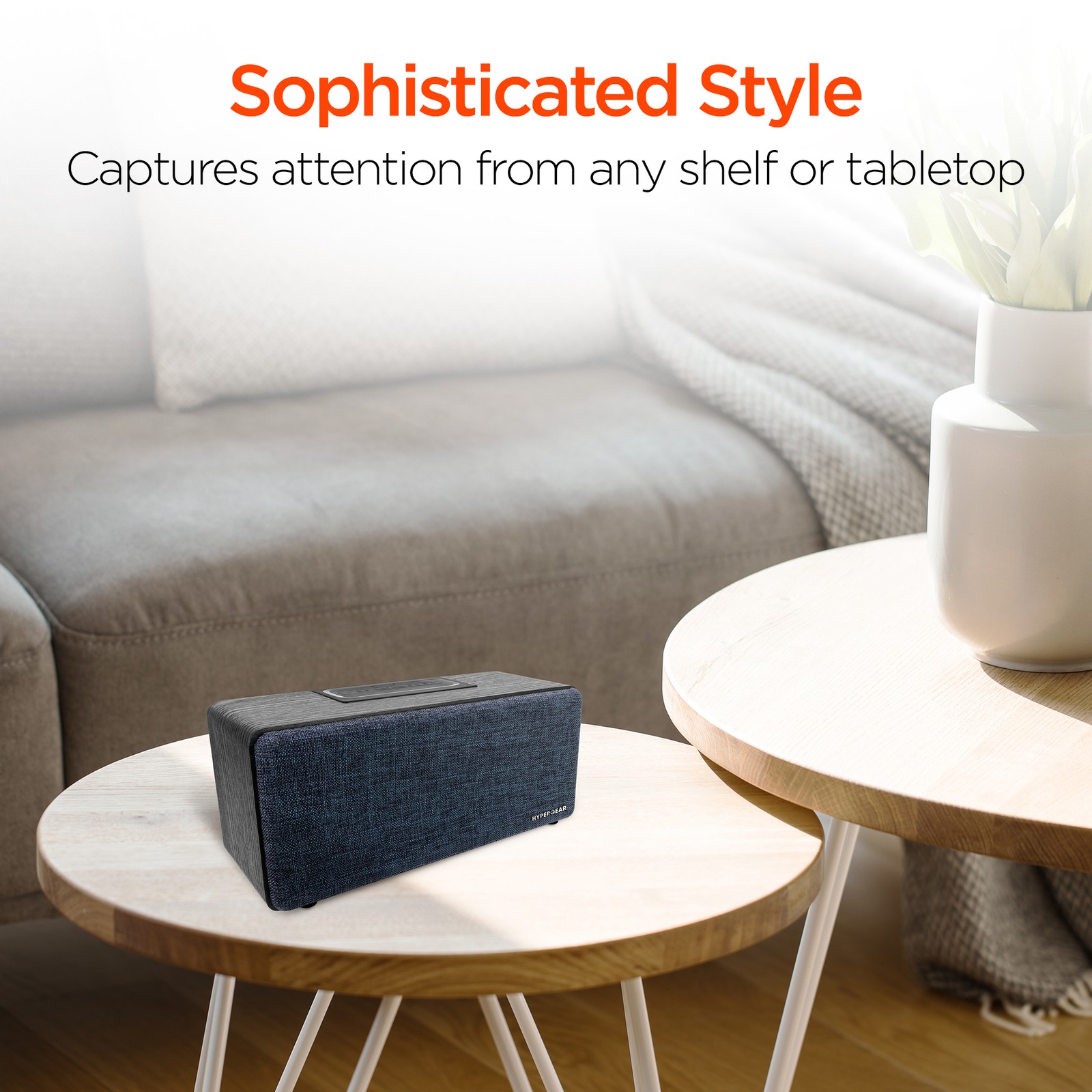 Hypergear Fabrix 2 Wireless Speaker, Stereo w Hands-free Speakerphone Function