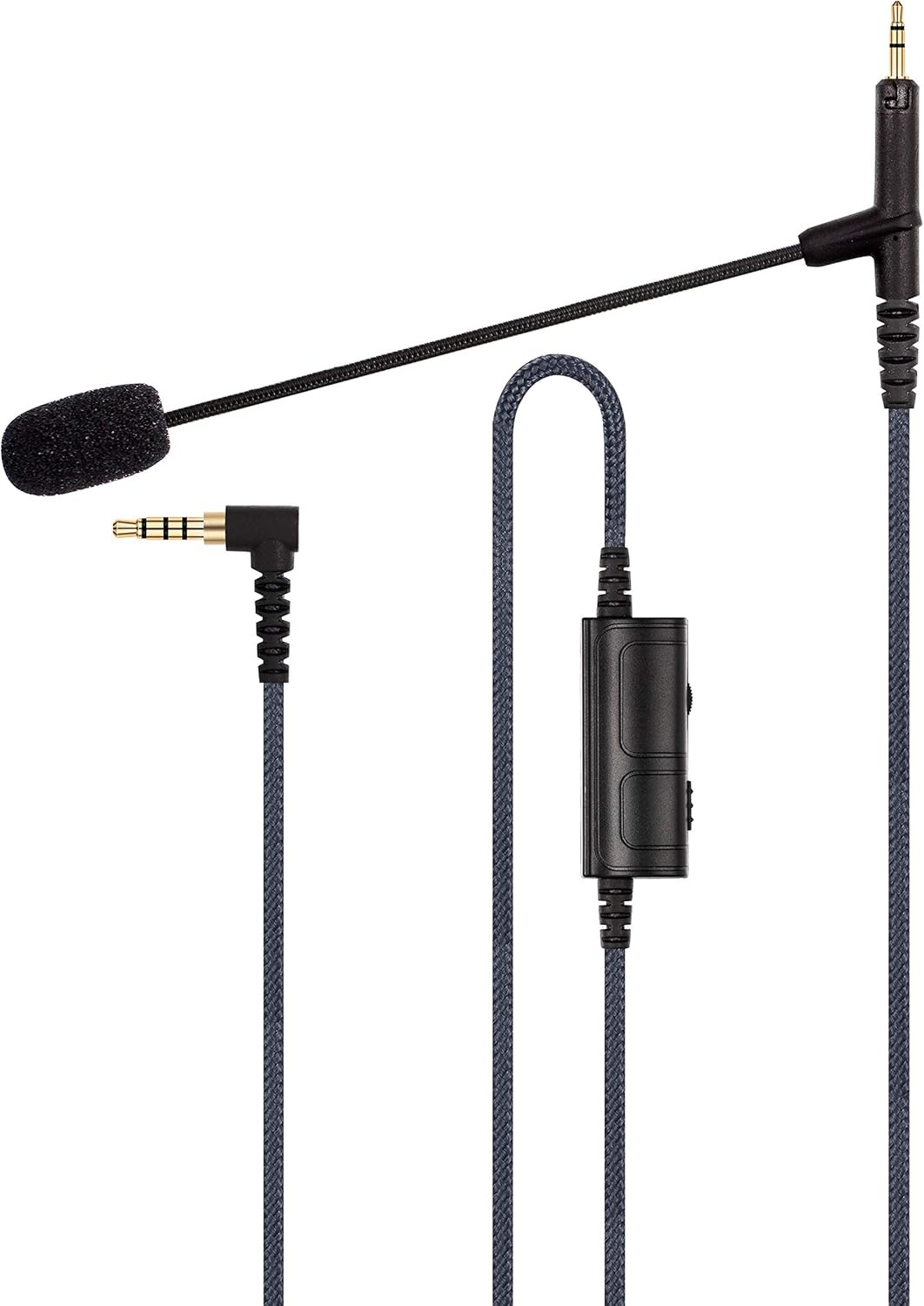 Ablet Boom Microphone Cable - Boompro Gaming Mic Compatible with Black