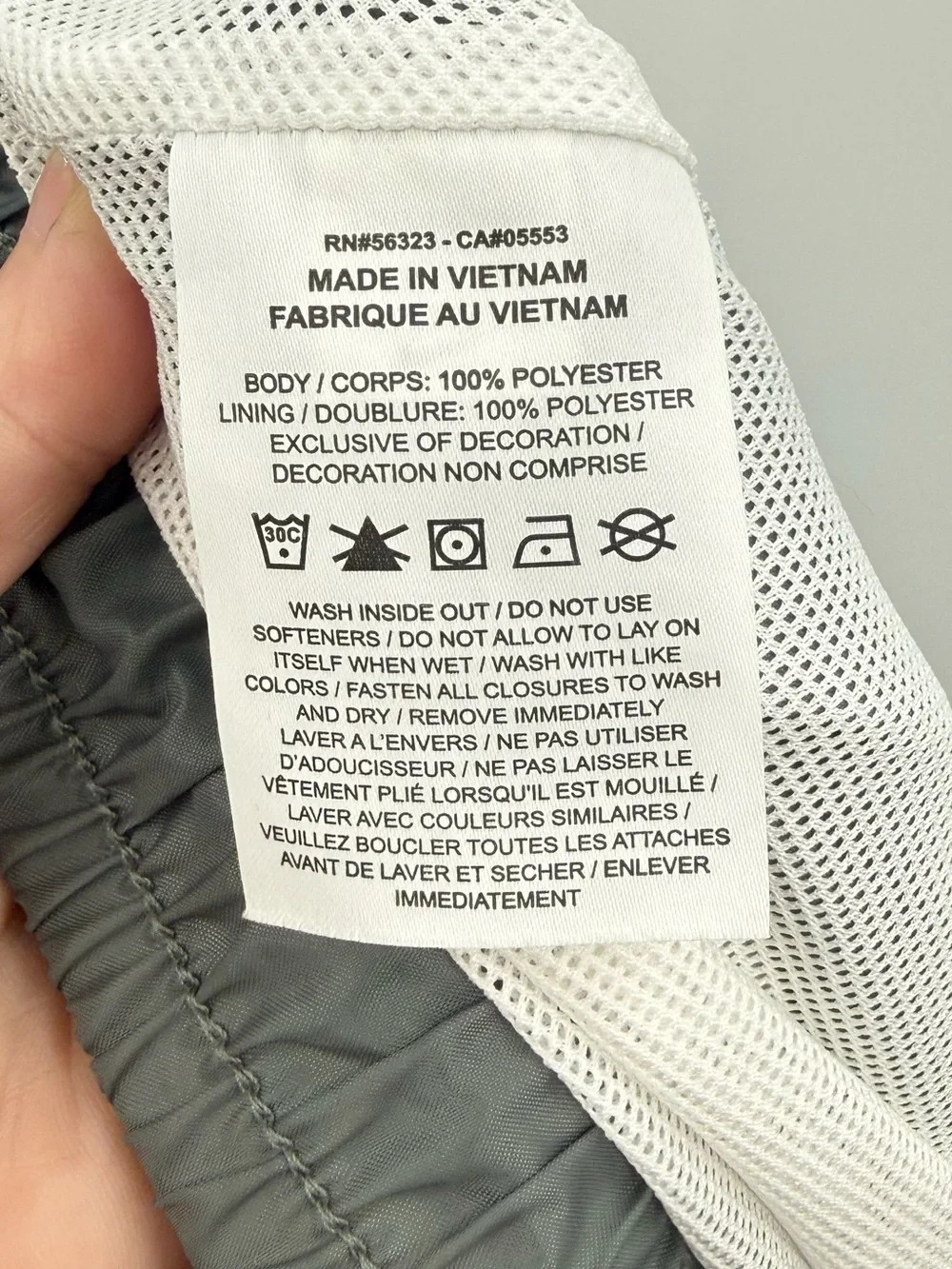 Nike Windrunner Woven Lined Pants DX0653-084 Size Medium Gray