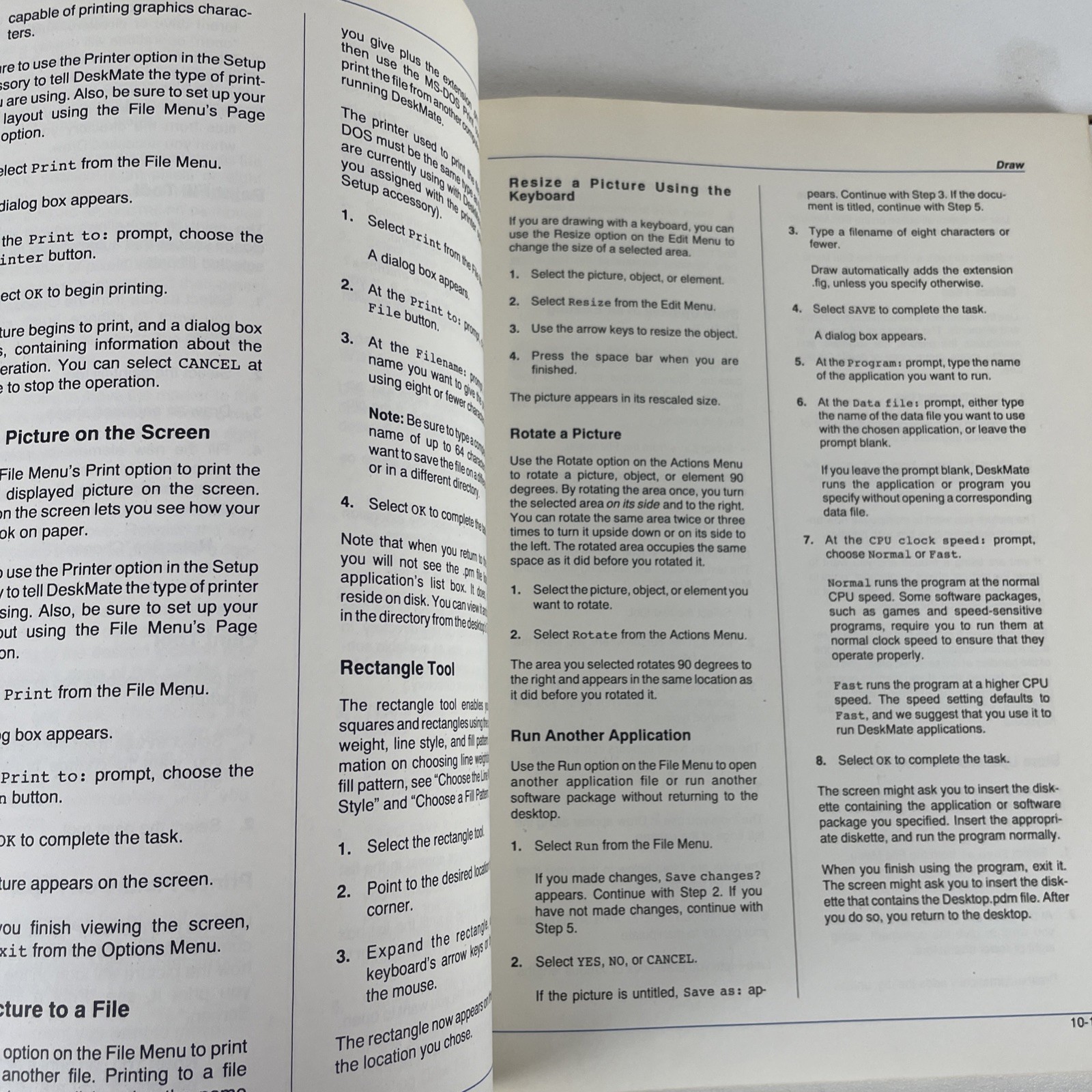 Tandy Deskmate Users Reference Manual 1988 Radio Shack Tandy Computer Manual