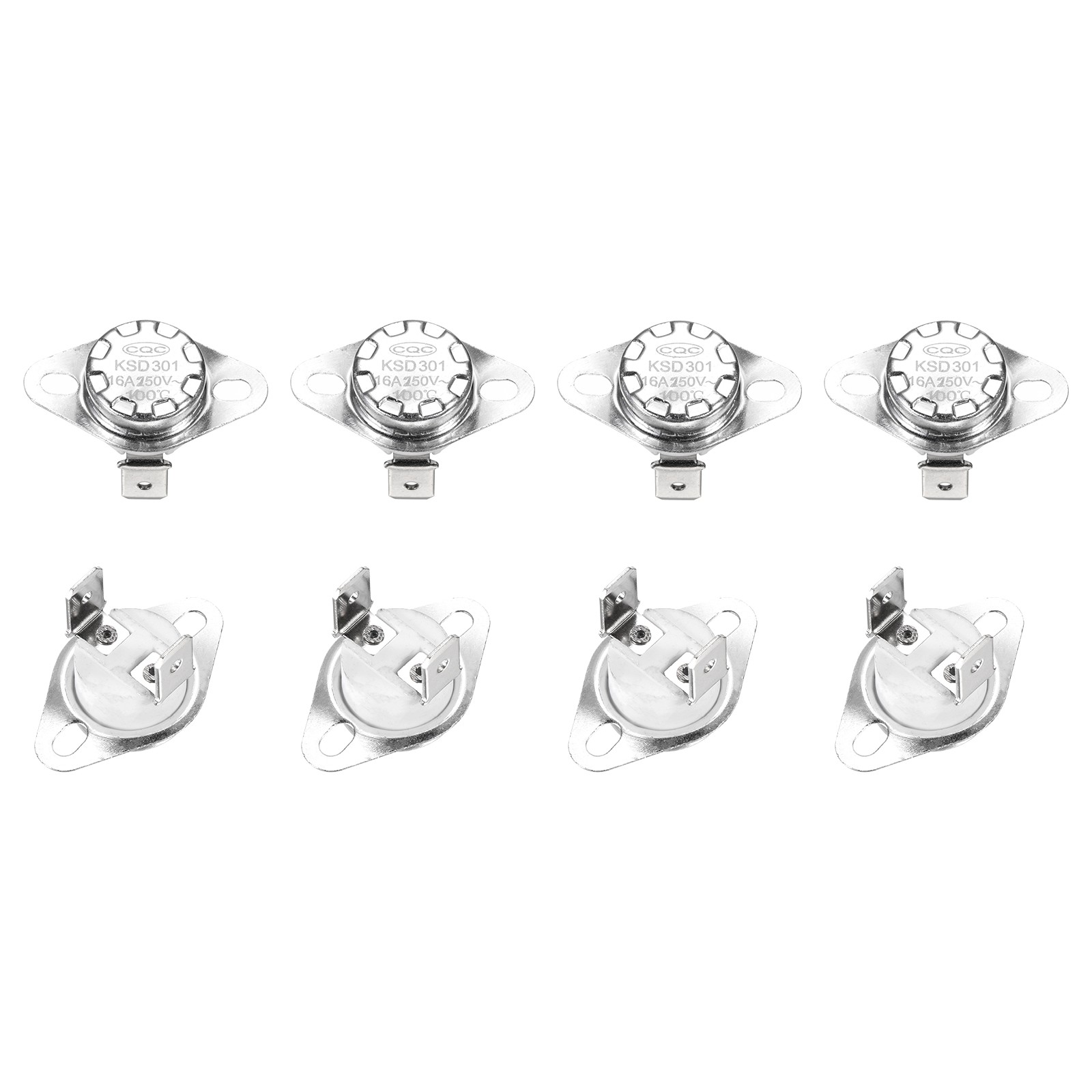 8 Pack KSD301 Thermostat 100°C/212°F 16A  N.C Temperature Switch