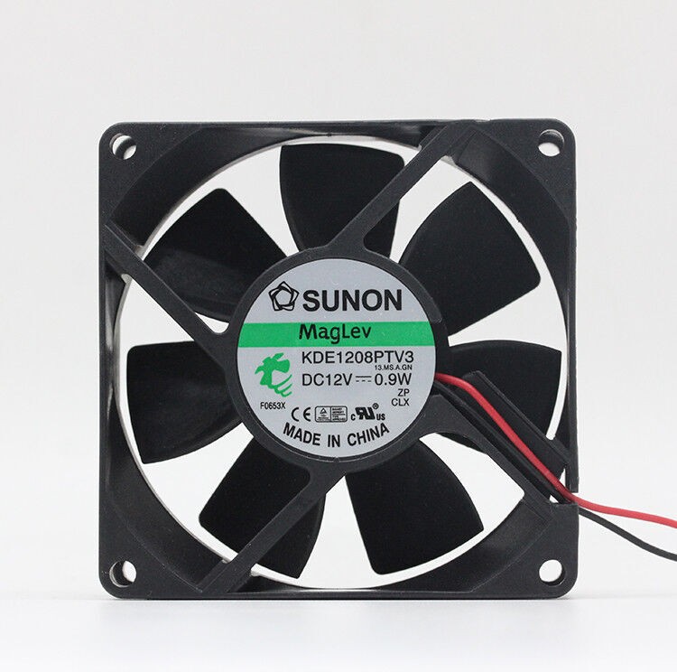 KDE1208PTV3 Cooling Fan for SUNON 12V 0.1A 0.8W 80*80*25mm 2pin 3pin