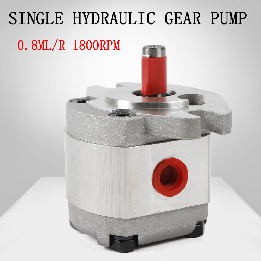 Hydraulic Gear Pump Flat Keyed Shaft SAE Flange Mounting Mini High Pressure