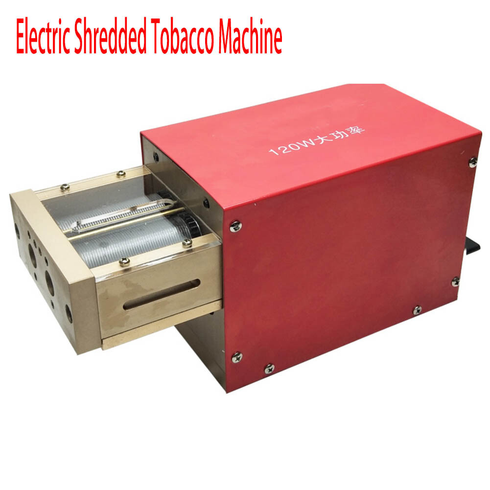 Electric Cutter Tobacco Cutting Shredding Machine Cigarette Shredder 110V