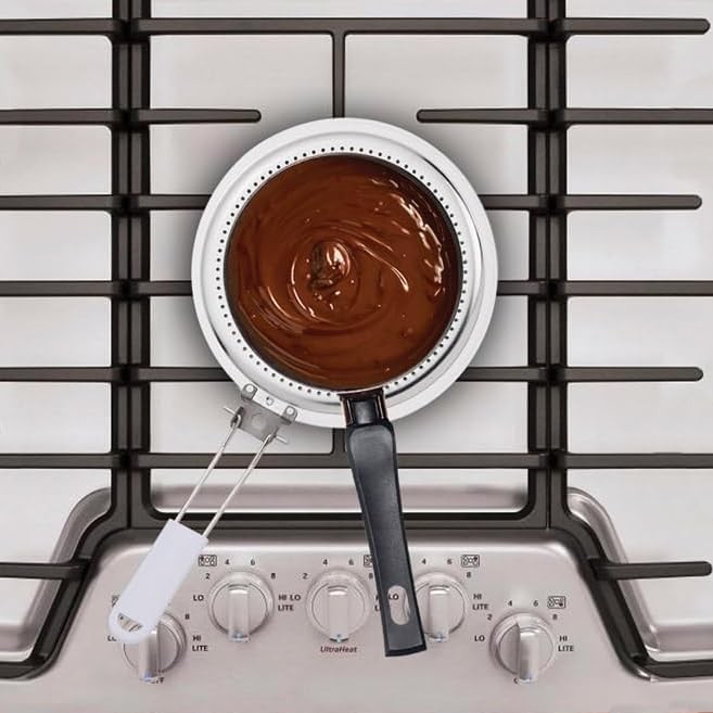 Heat Diffuser Reducer Flame Guard With Removable Handle, Stainless Single