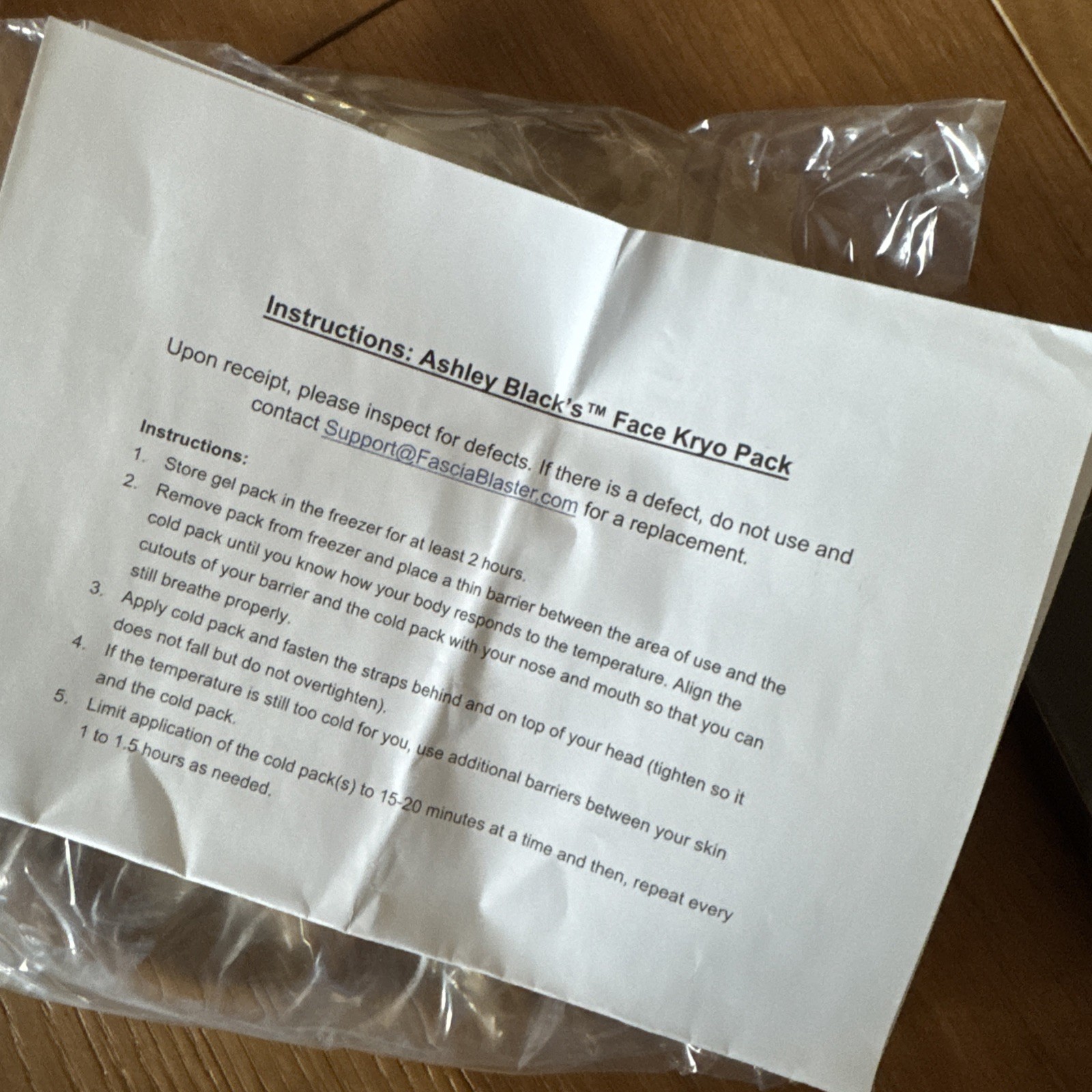 Ashley Black's Spot Kryo Pack Reusable Ice Pack