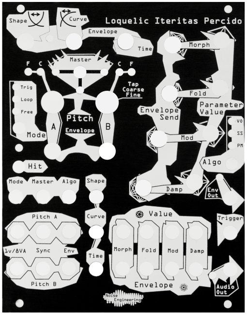 NOISE ENGINEERING LOQUELIC ITERITAS PERCIDO BLACK : NEW : [DETROIT MODULAR]