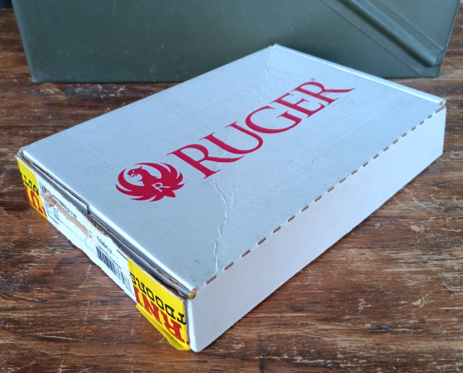 Ruger SR22 Factory Box ~Handgun Pistol Cardboard Storage Case 22LR w/Foam Insert
