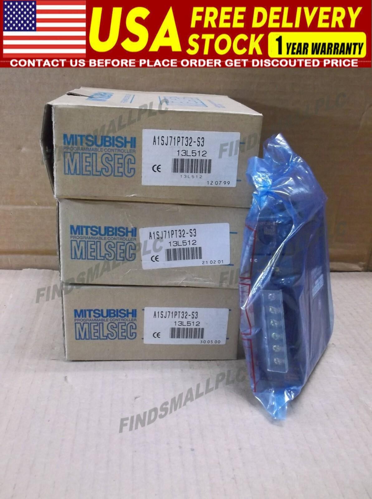 A1SJ71PT32-S3 Mitsubishi PLC NEW In Box MELSEC Net/Mini-S3 Unit Card Module