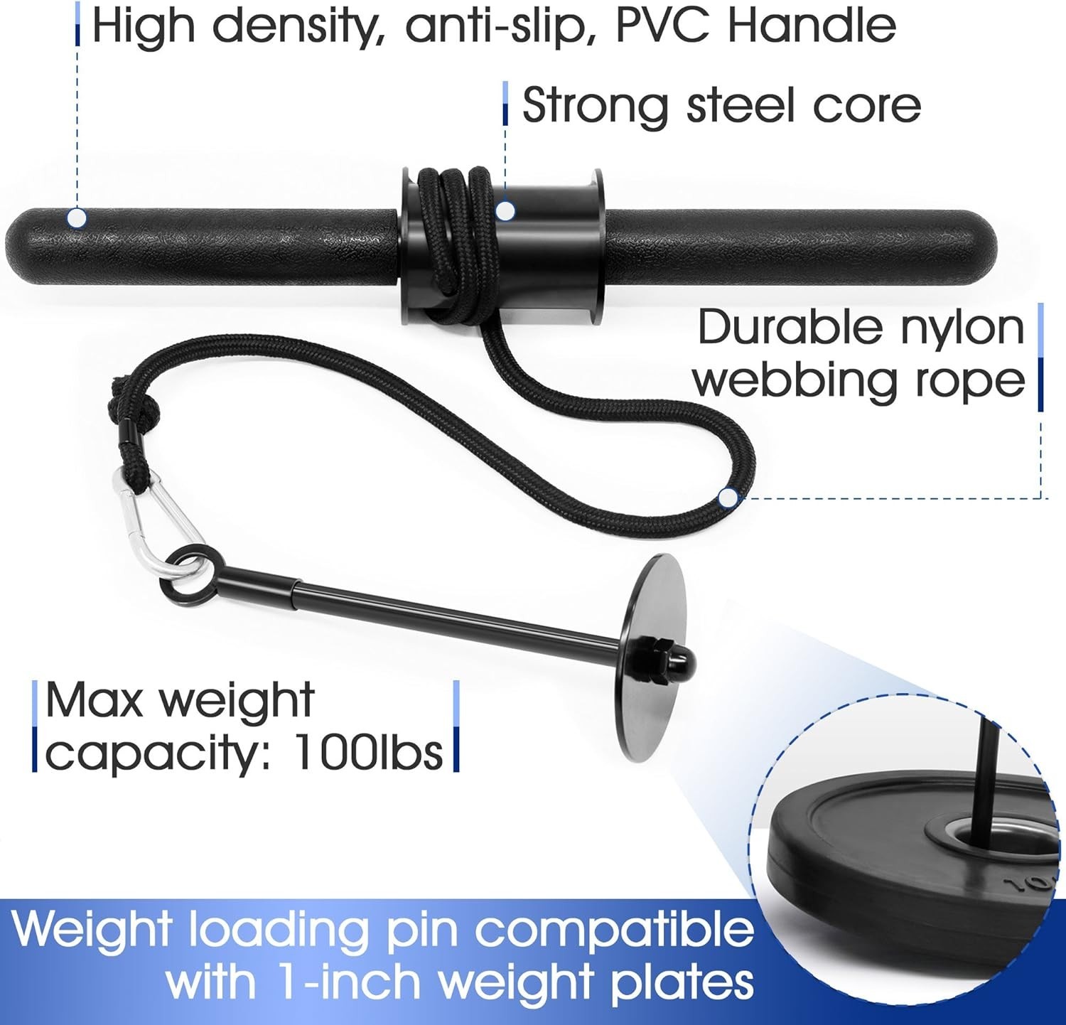 Grip Strength Builder, Wrist Roller