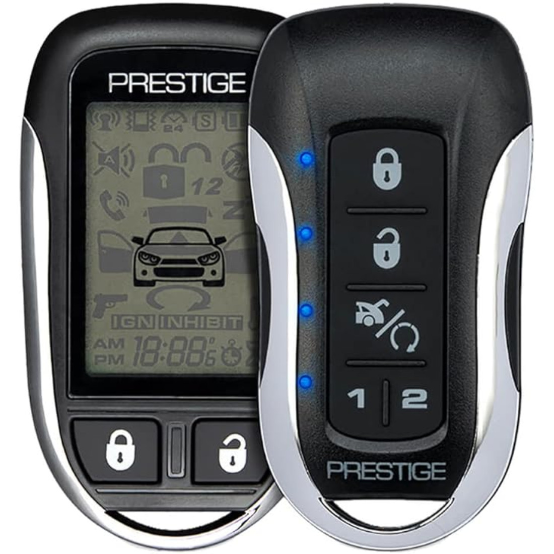 Prestige APS997ZLR 2-Way LCD Car Remote Start Keyless Entry & Security System