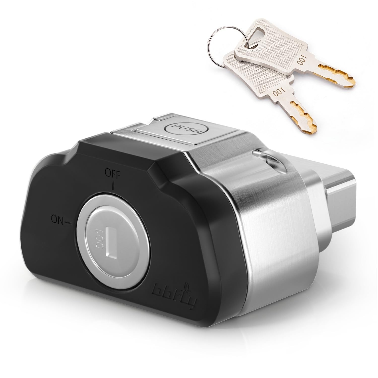 bbfly-K01 OBD2 Lock, OBD Port Lock Anti-Theft Device, Car Silver