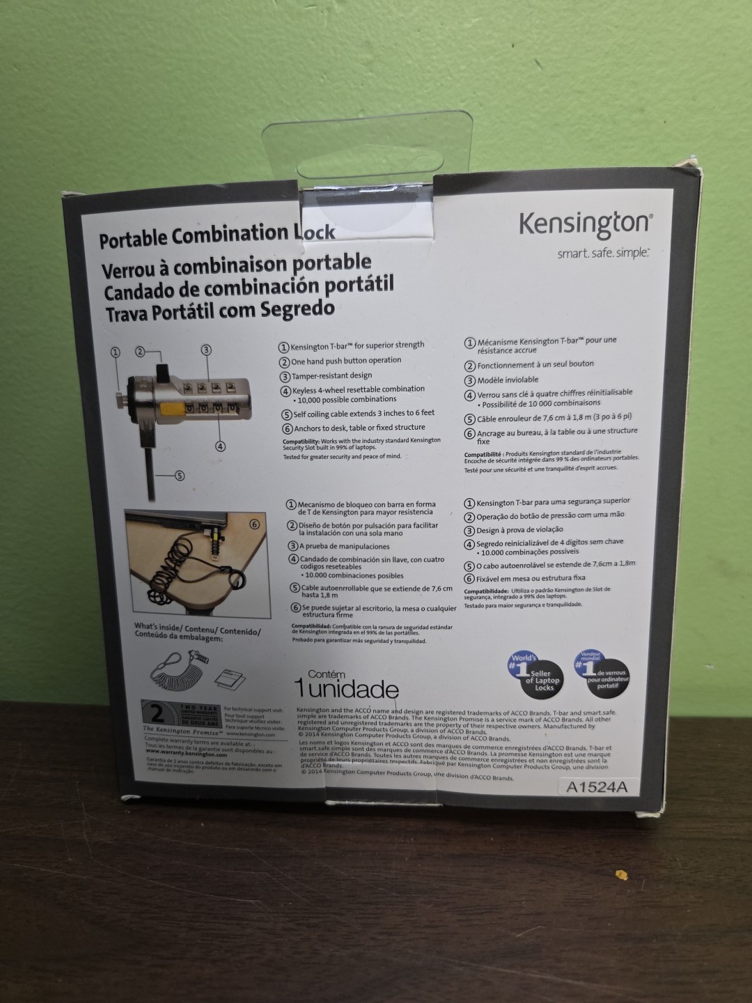 KENSINGTON Combination Laptop Lock