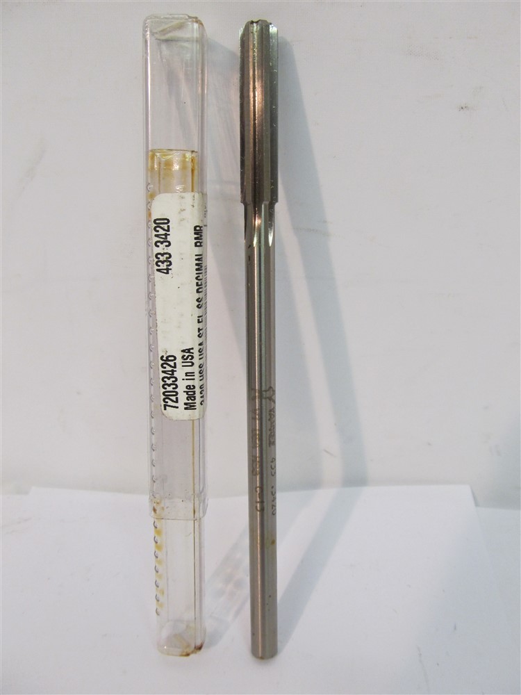 Yankee 433 3420,  433 Series, 0.3420", HSS, Straight Flute Chucking Reamer
