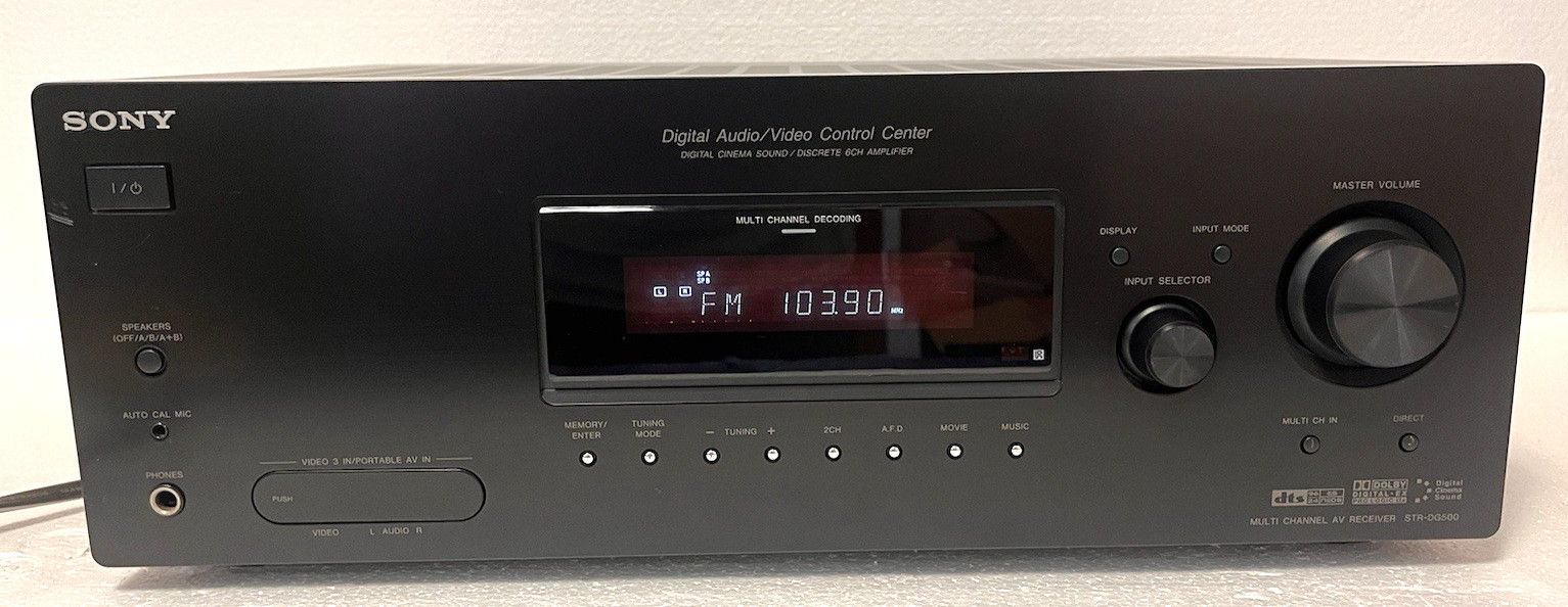 Sony STR-DG500 Home Theater A/V Receiver Tested & Working