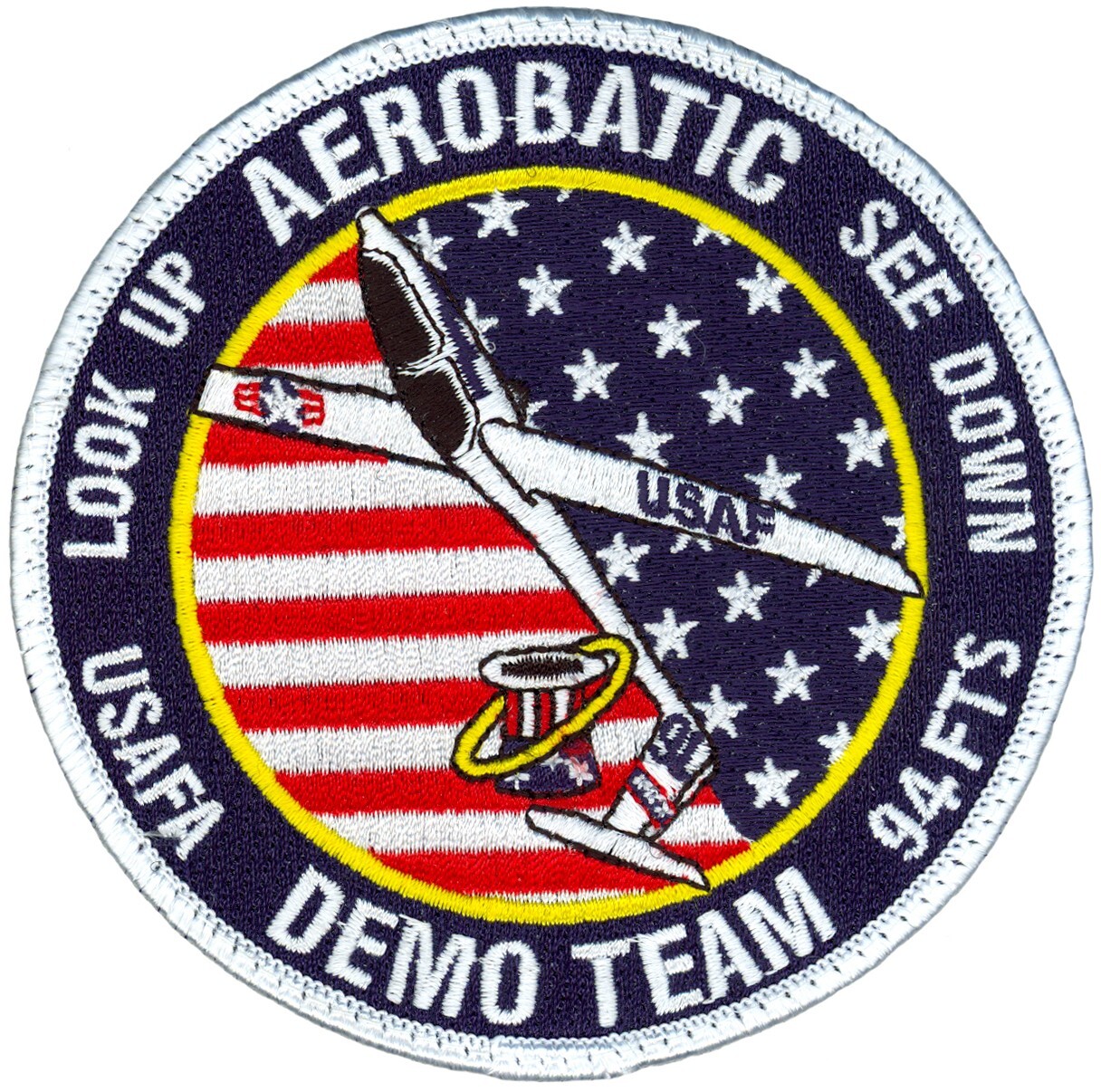 USAF 94th FLYING TRAINING SQUADRON PATCH - AEROBATIC DEMO TEAM