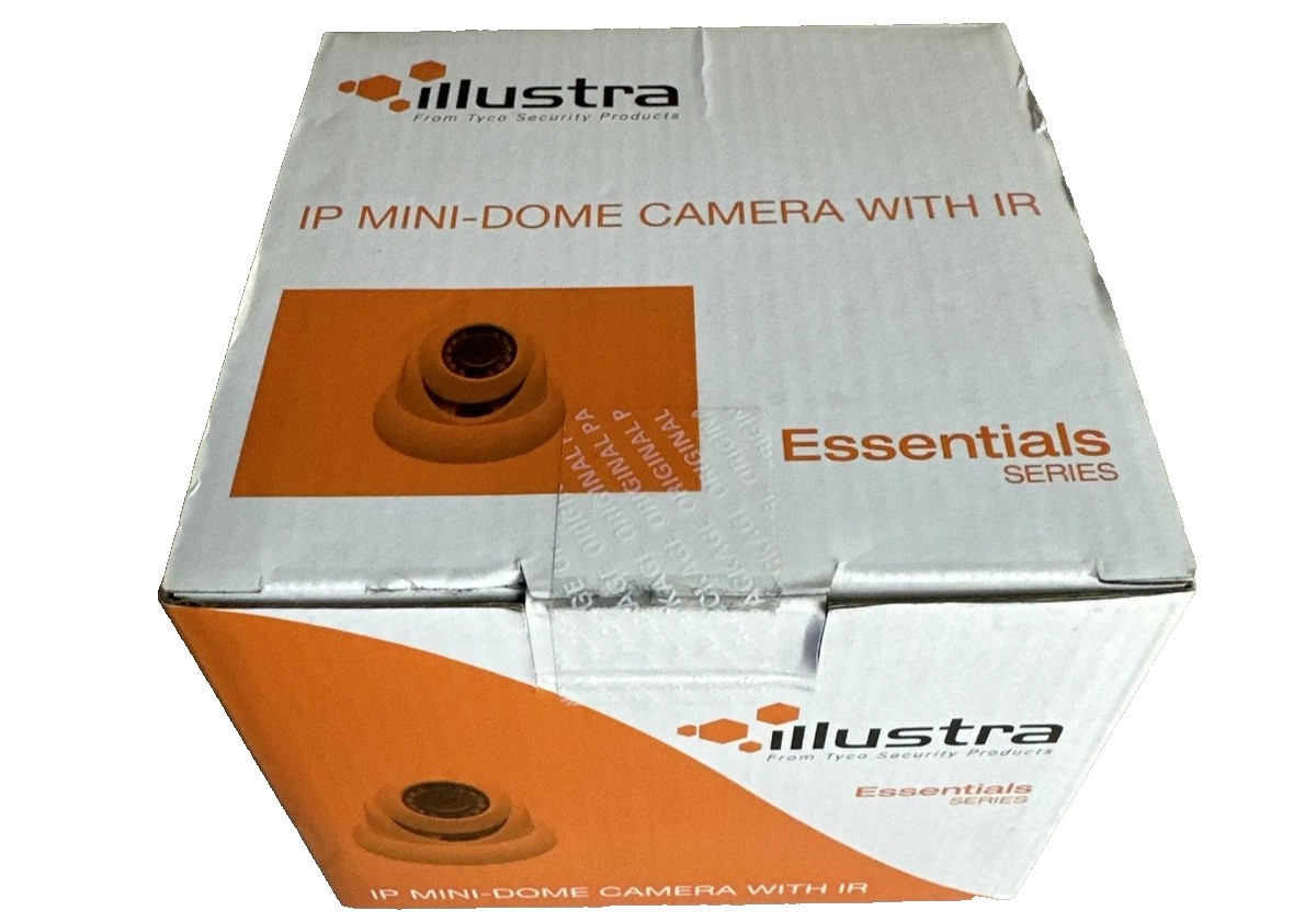 New   Illustra EssentiaI ES01CFBCWIYA  IP  1MP Mini Dome Camera 3.6mm lot of 2
