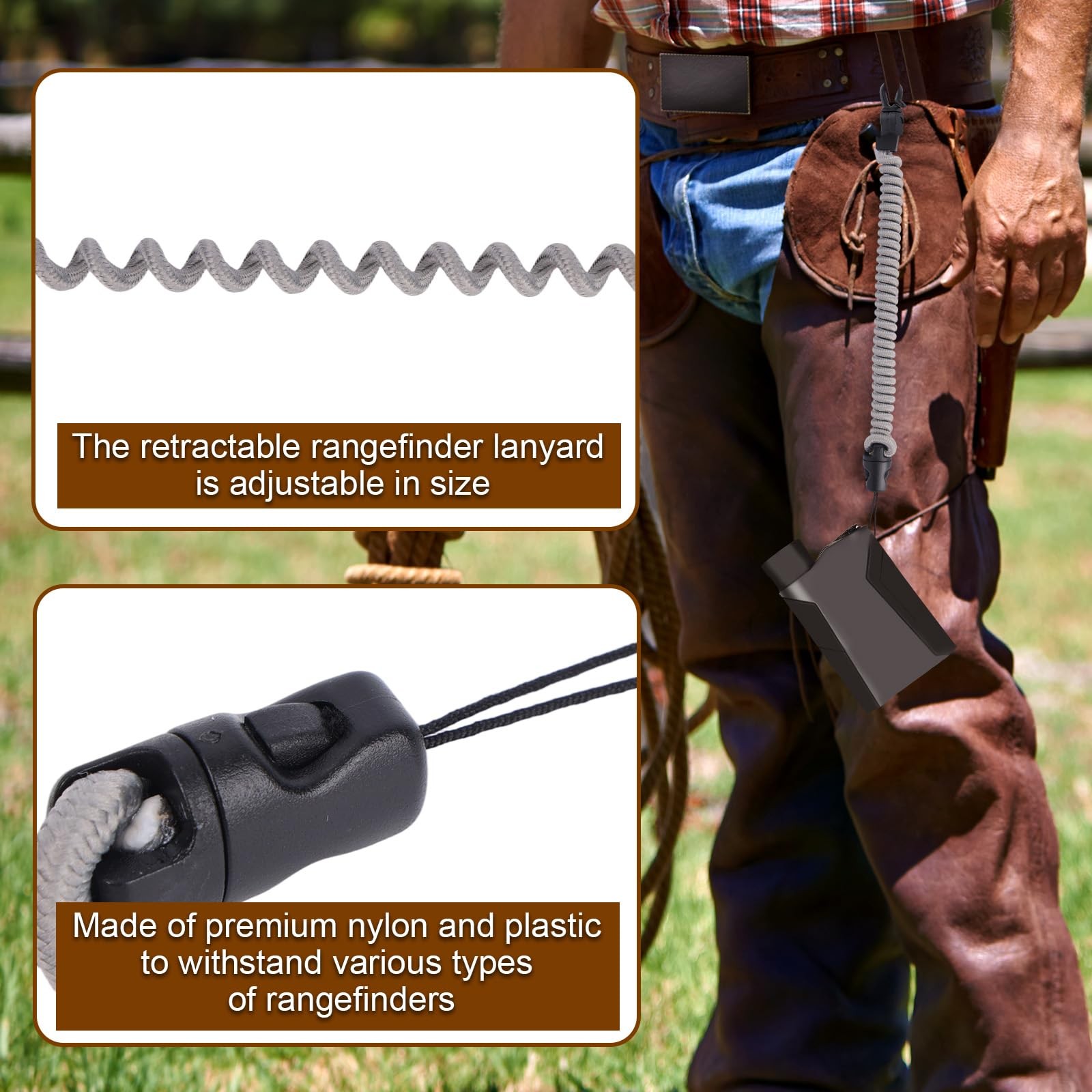 Gosknor Rangefinder Tether Grey