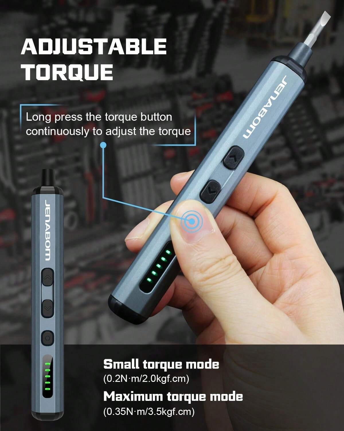 68 in 1 Cordless Electric Screwdriver Set Precision Bits LED Light Tool