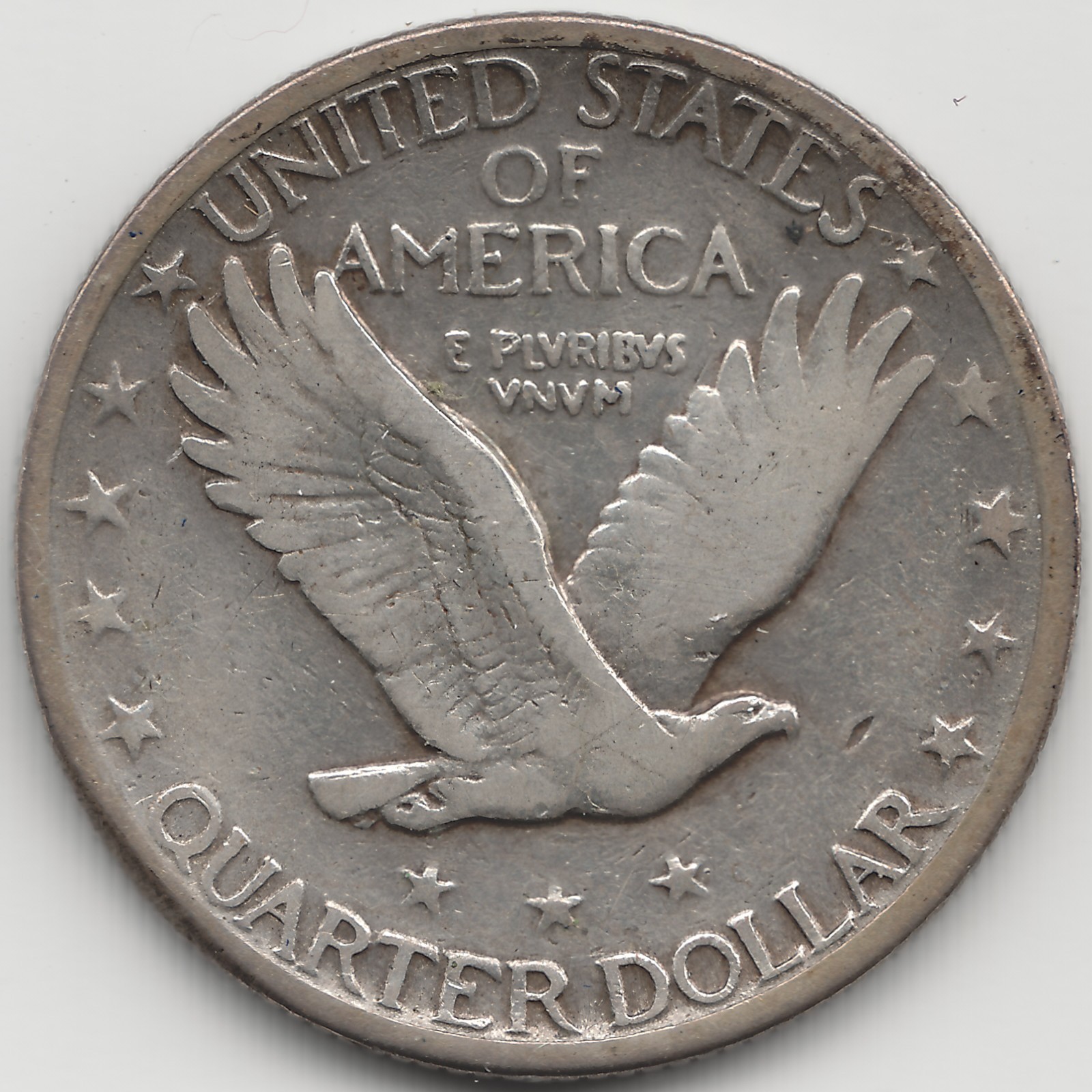 1917 S Type 2 Standing Liberty Quarter, F