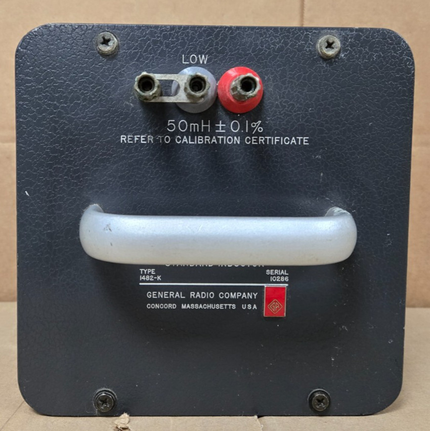 For Parts! General Radio / IET 1482K 50mH Standard Inductor