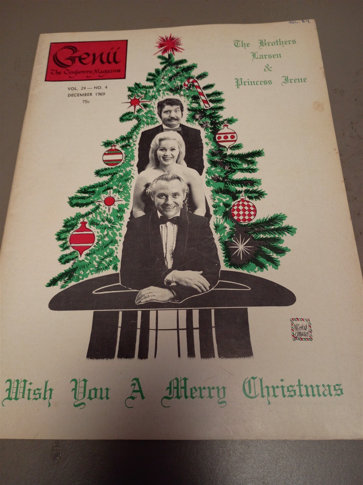 Larson Brothers & Princess Irene Genii Magazine Issue 1969 #11