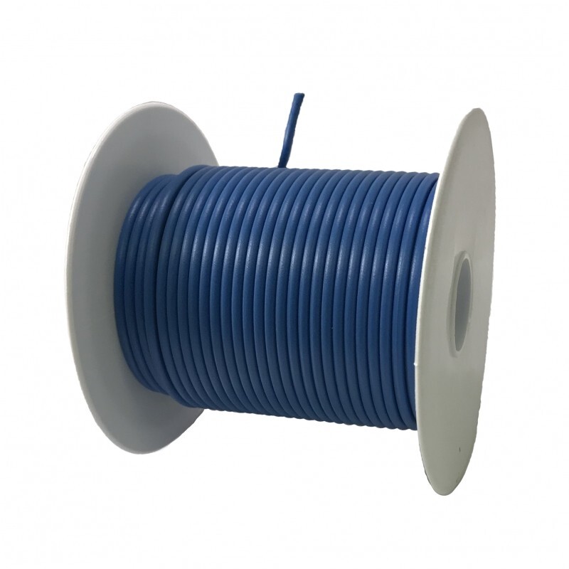 Deka 07554 Blue 14 AWG Machine Tool Primary Wire Copper 600 V - 100 FT - USA