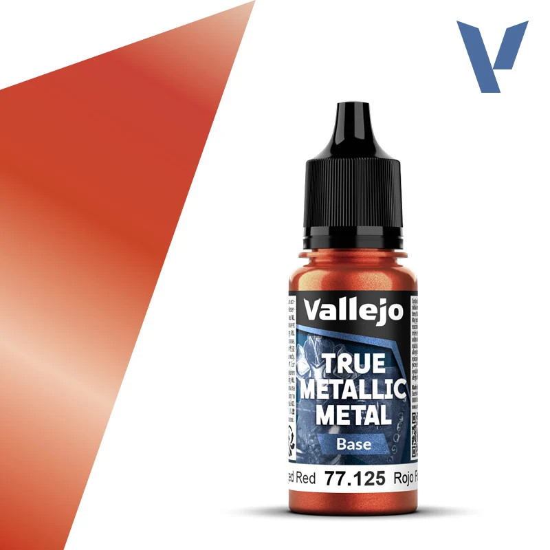Vallejo True Metallic 77.165 Forged Red Airbrush 18ml