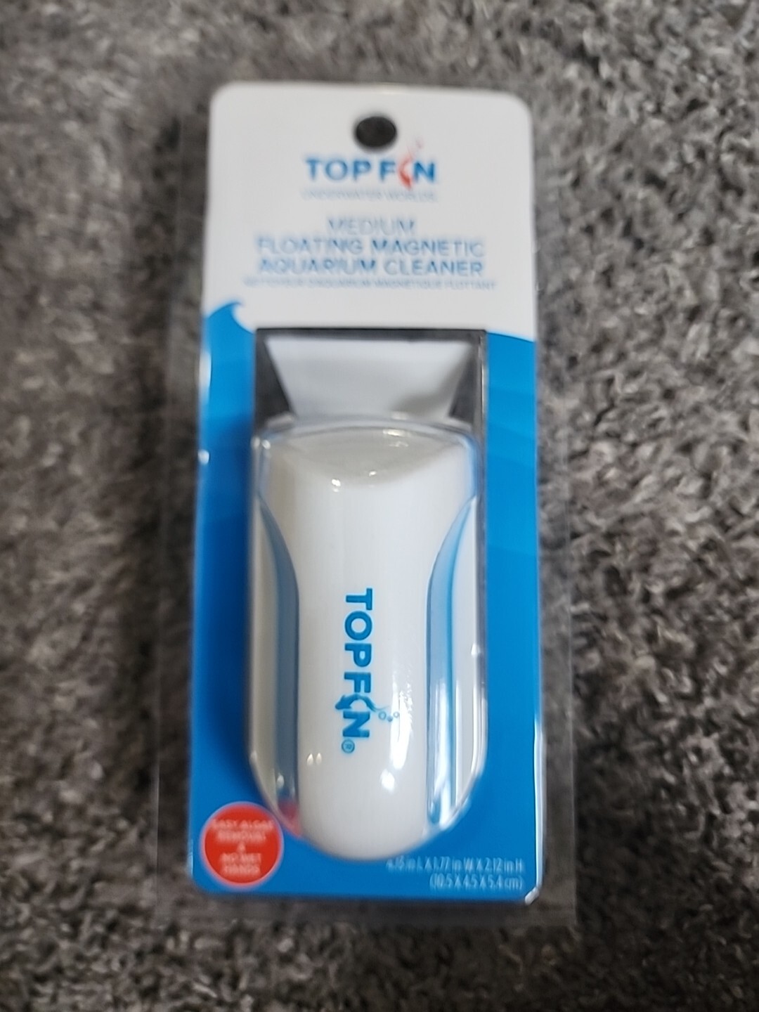 Top Fin Magnetic Aquarium Cleaner Magnet, Medium