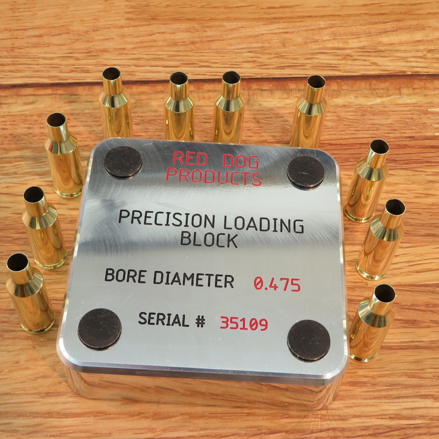 6mm BR Norma - Precision Loading Block - 1" Billet Aluminum (25) (50) (100)