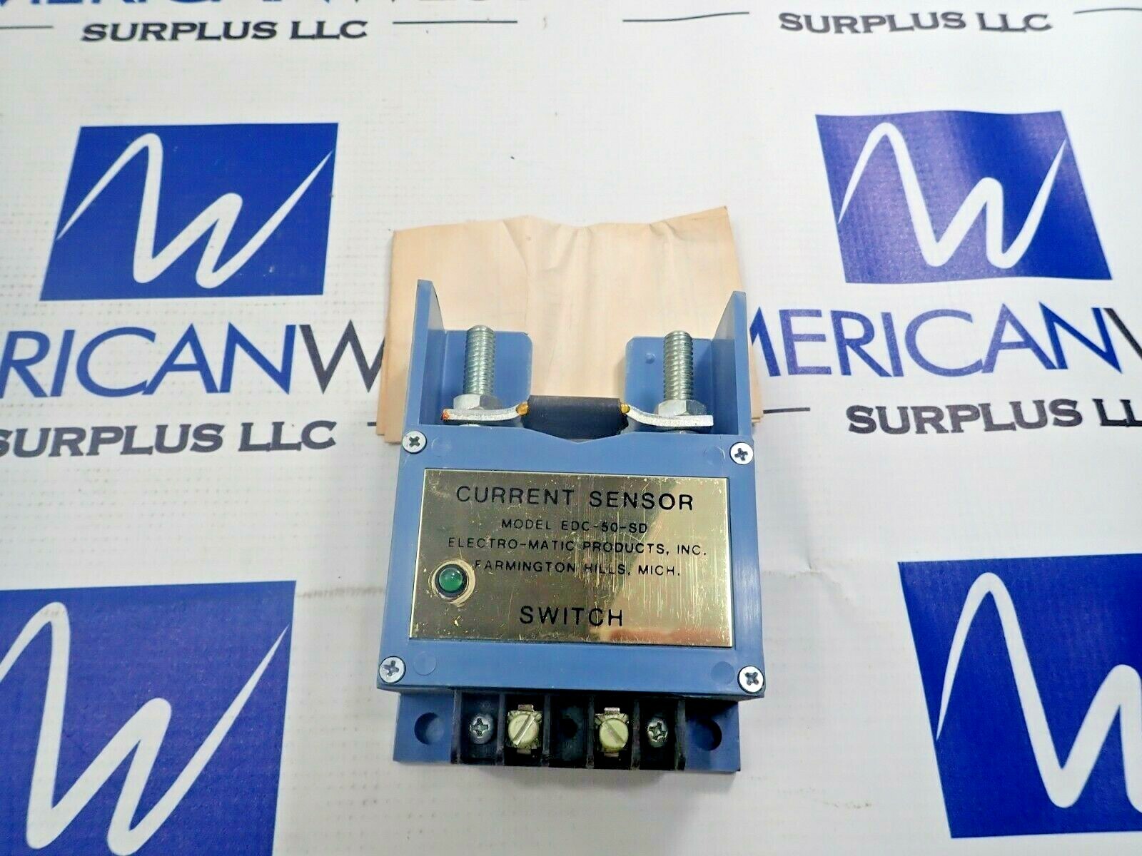 ELECTRO-MATIC MODEL EDC-50-SD CURRENT SENSOR