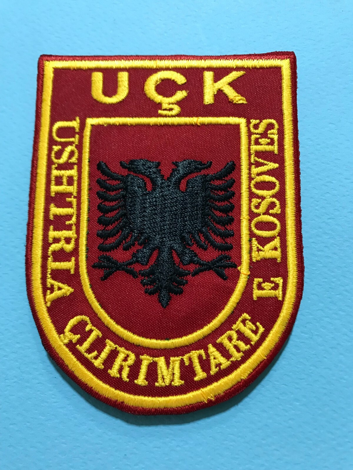 KOSOVO LIBERATION ARMY UÇK (KLA) COLLECTIBLE NEW PATCH  FLAG INSIGNIA