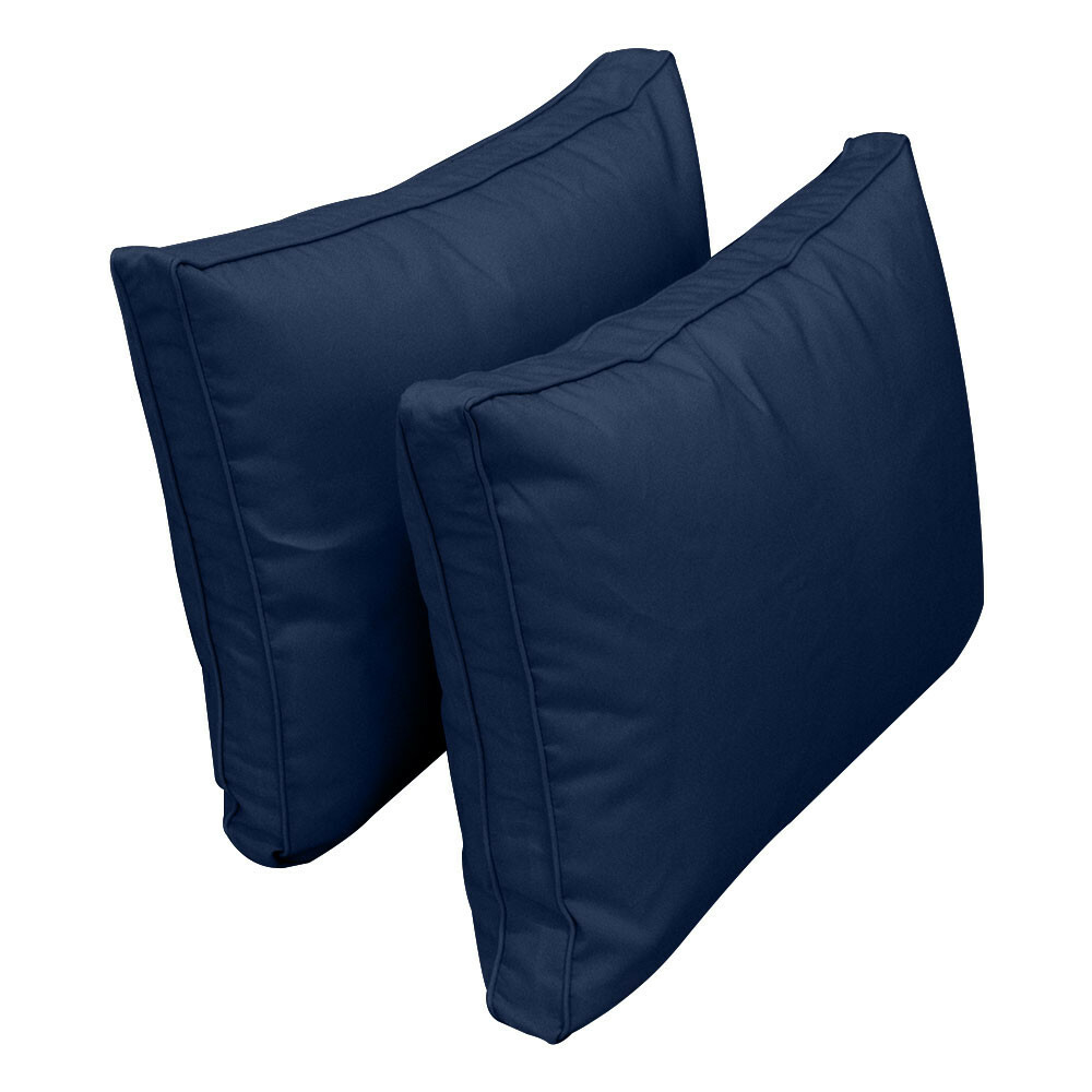|COVER ONLY| Style 1 Twin Piped Trim Daybed Mattress Bolster Pillow Covers AD101