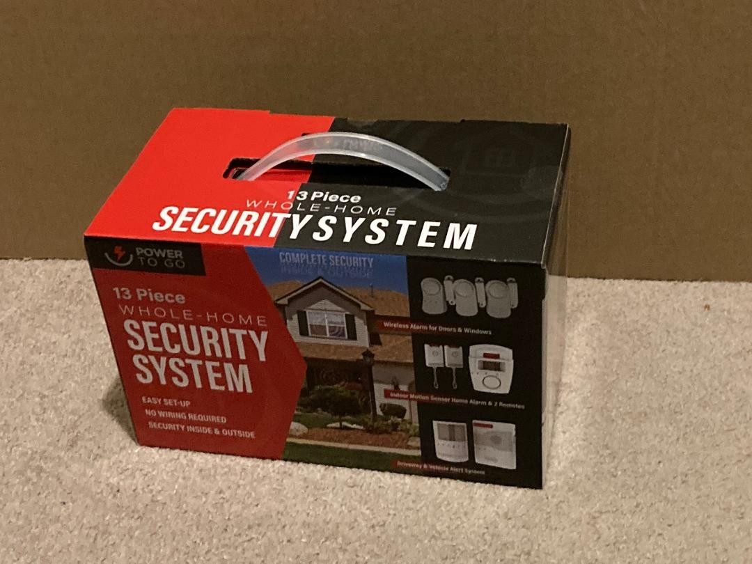 Power To Go Whole-Home Security System 13-Piece Wireless Motion Activated