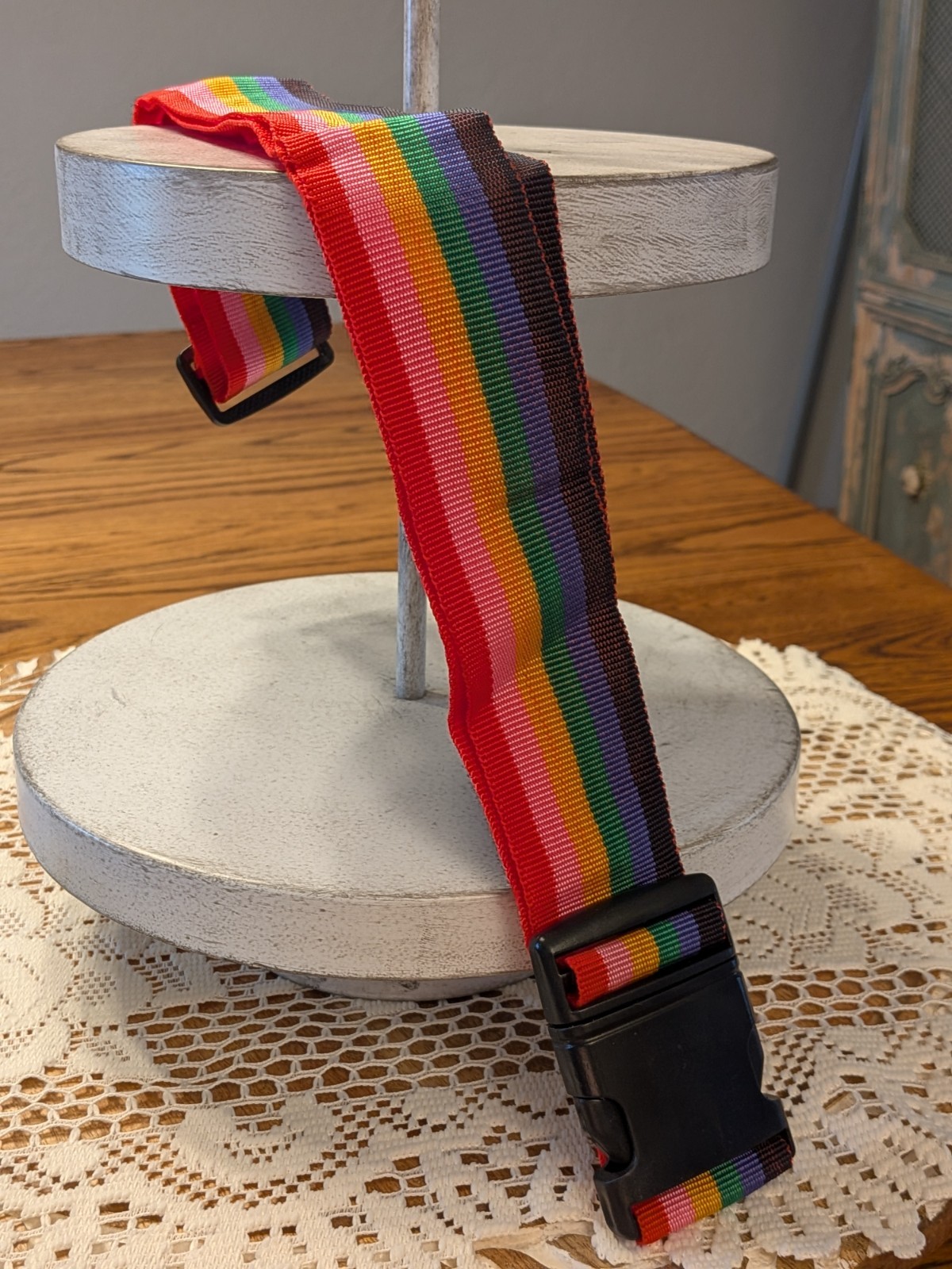 Rainbow Camera Shoulder Strap Approximately 47 1/2 inches