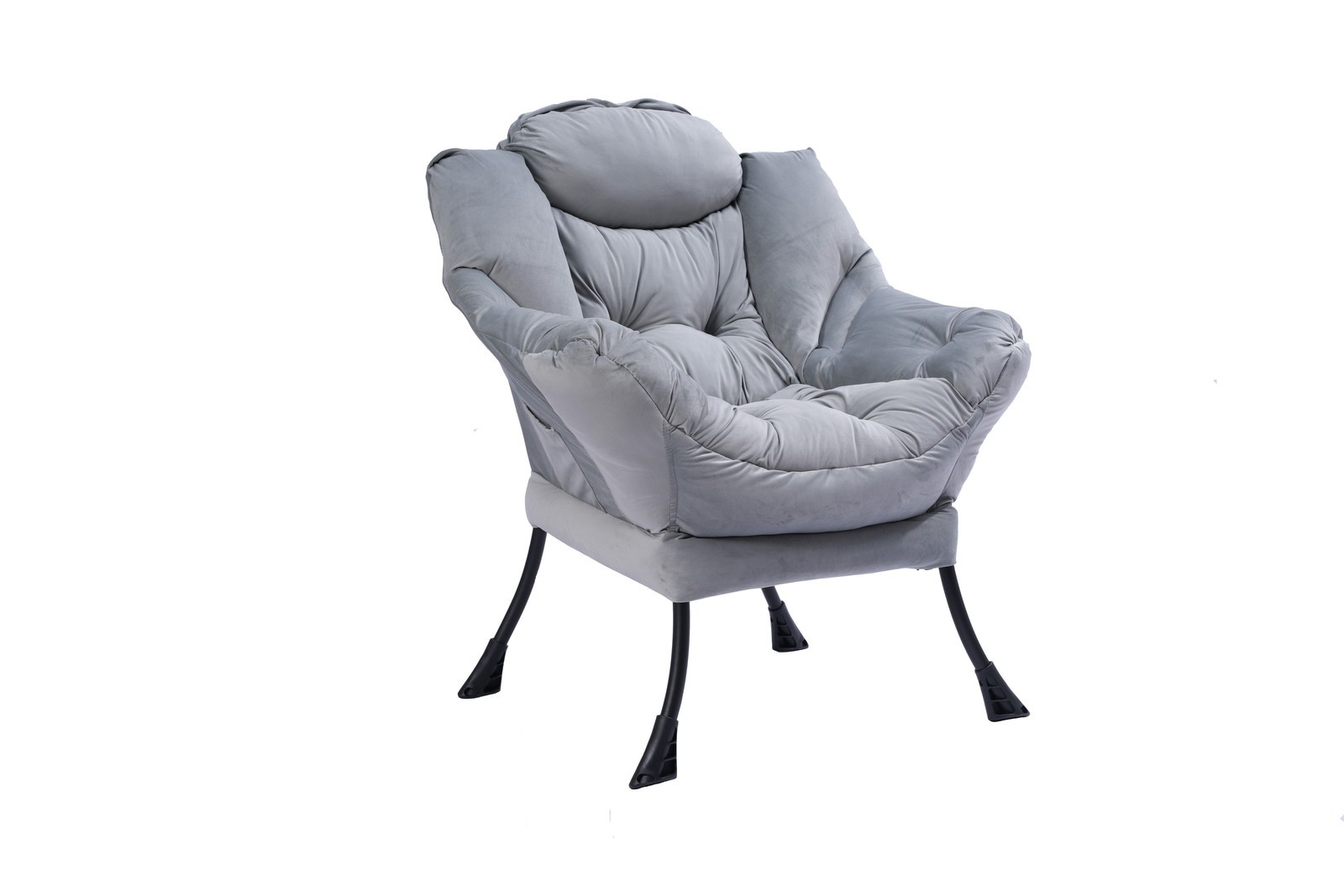 Living Room Chairs Modern Cotton Fabric Lazy Chair, Accent Contemporary