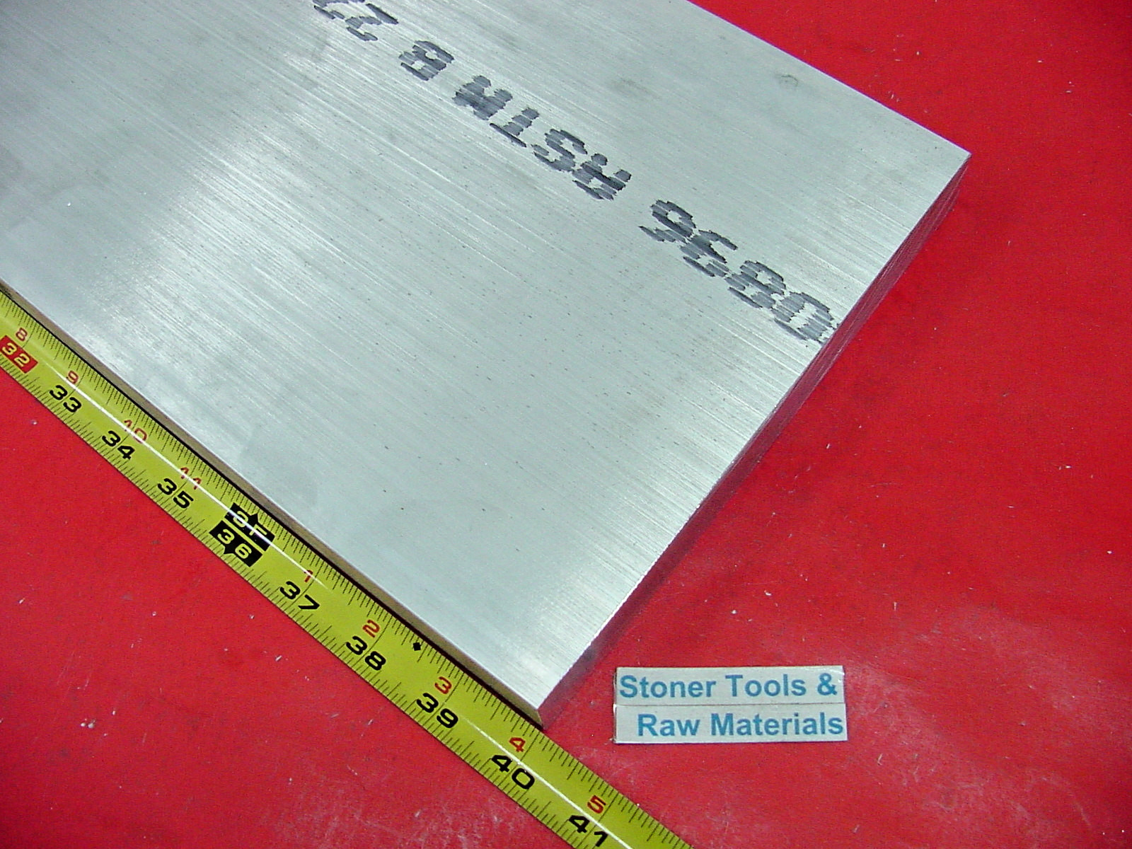 1"x 8"x 40" ALUMINUM 6061 FLAT BAR T6511 SOLID EXTRUDED Mill Stock Cut New