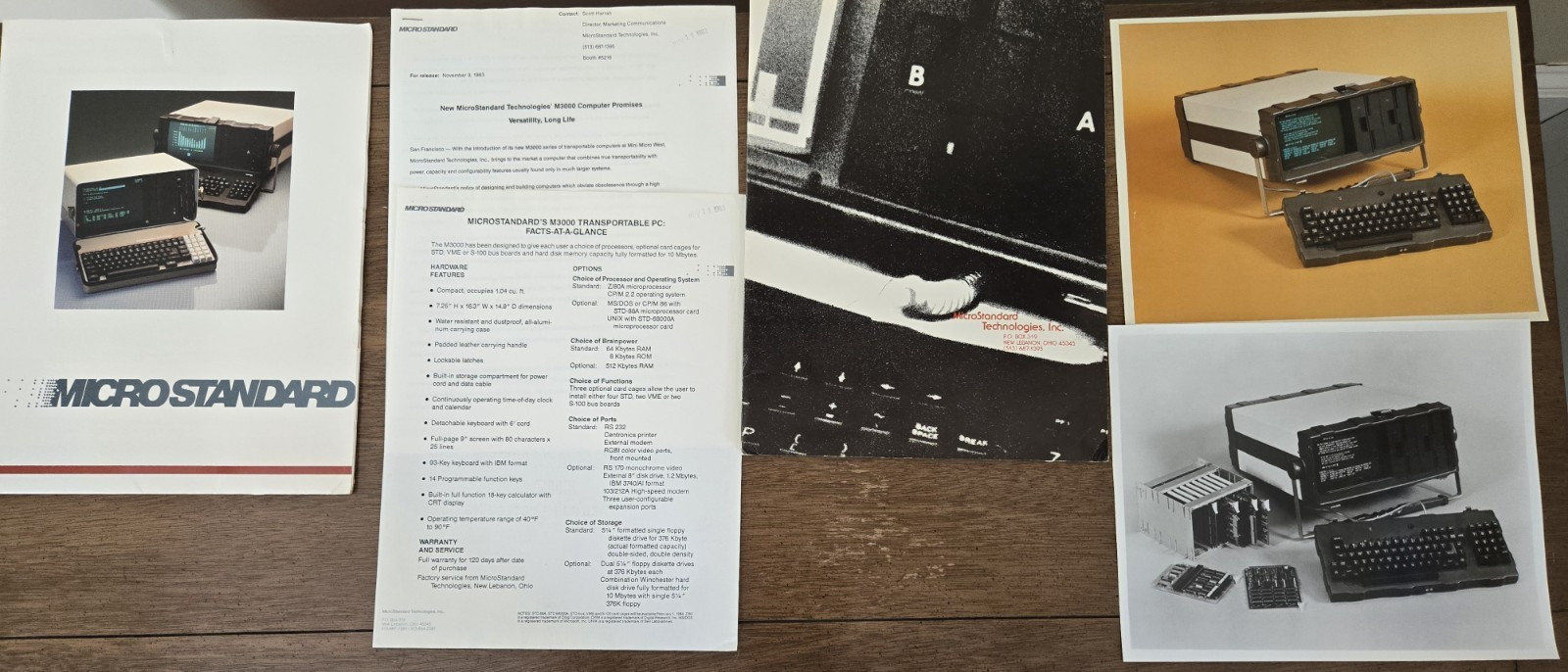 Vintage CP/M Microcomputer Literature and Photos