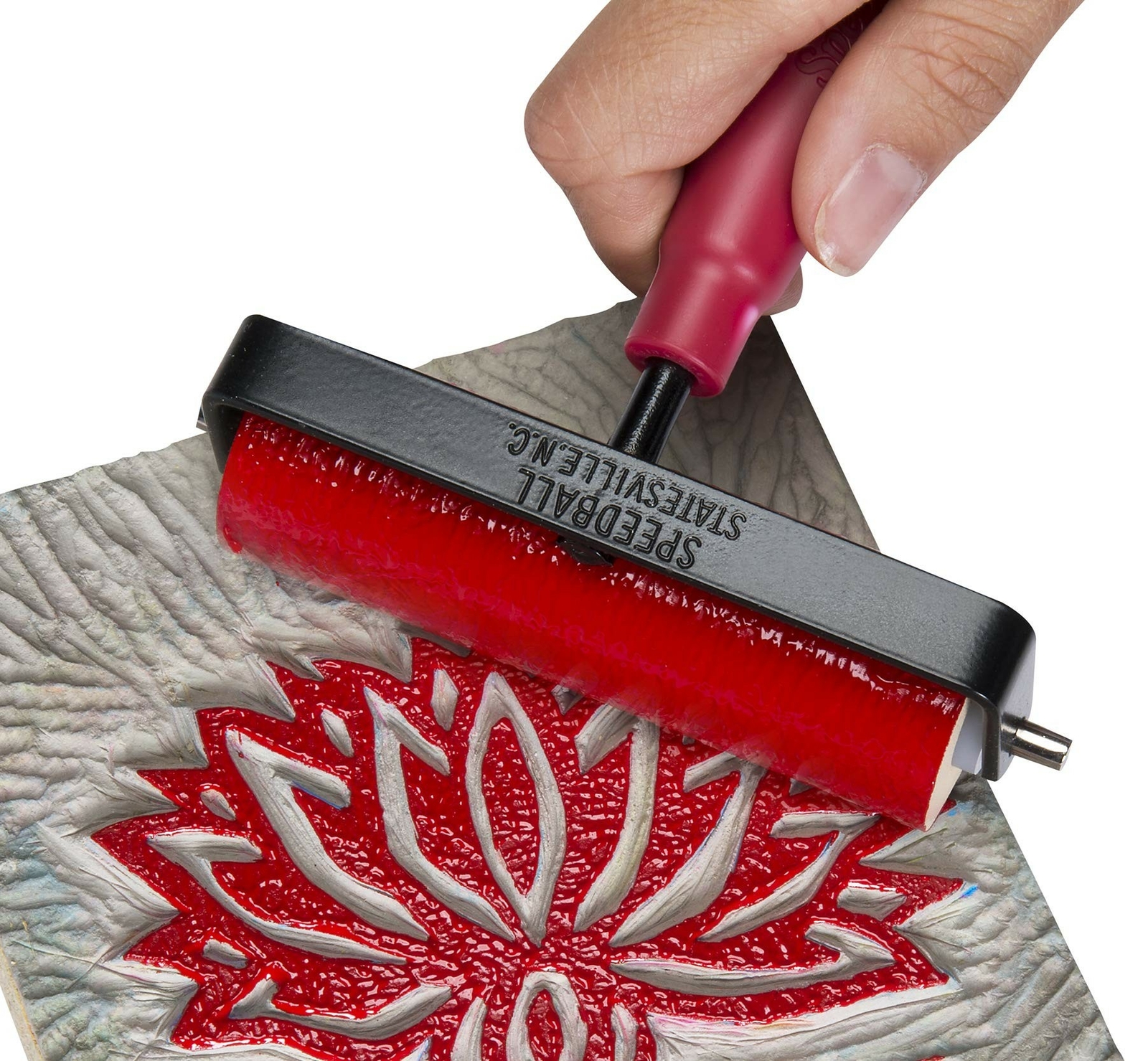 Speedball Deluxe Soft Rubber Brayer, 2-Inch