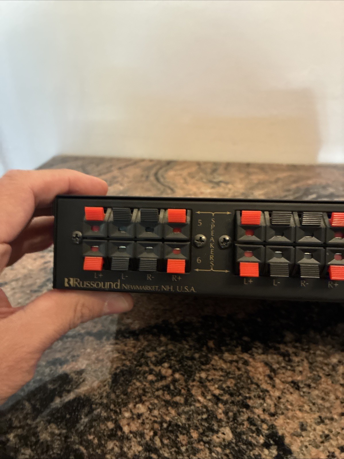 Russound SS-6.2 Impedance Matching 6 Pair Speaker Selector