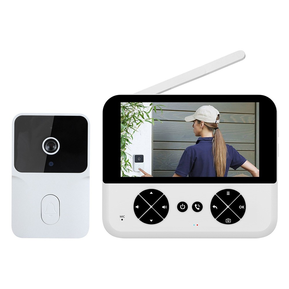 Smart Wireless Video Doorbell Phone Security Camera Door Bell Ring 2.4G Intercom