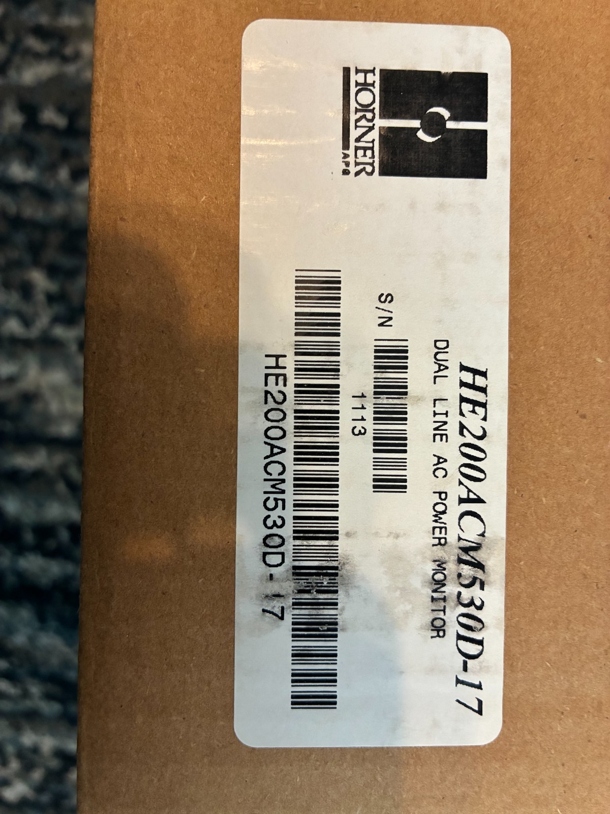HORNER Dual Line AC Power Monitor Item#HE200ACM530D-17 NEW IN FACTORY SEALED BOX