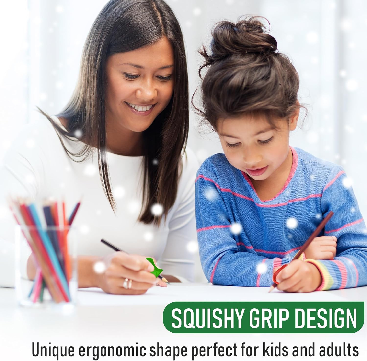 3-Step Training Kit - Crossover Grip, Pinch Grip & Standard Pencil Grip Ergonomi