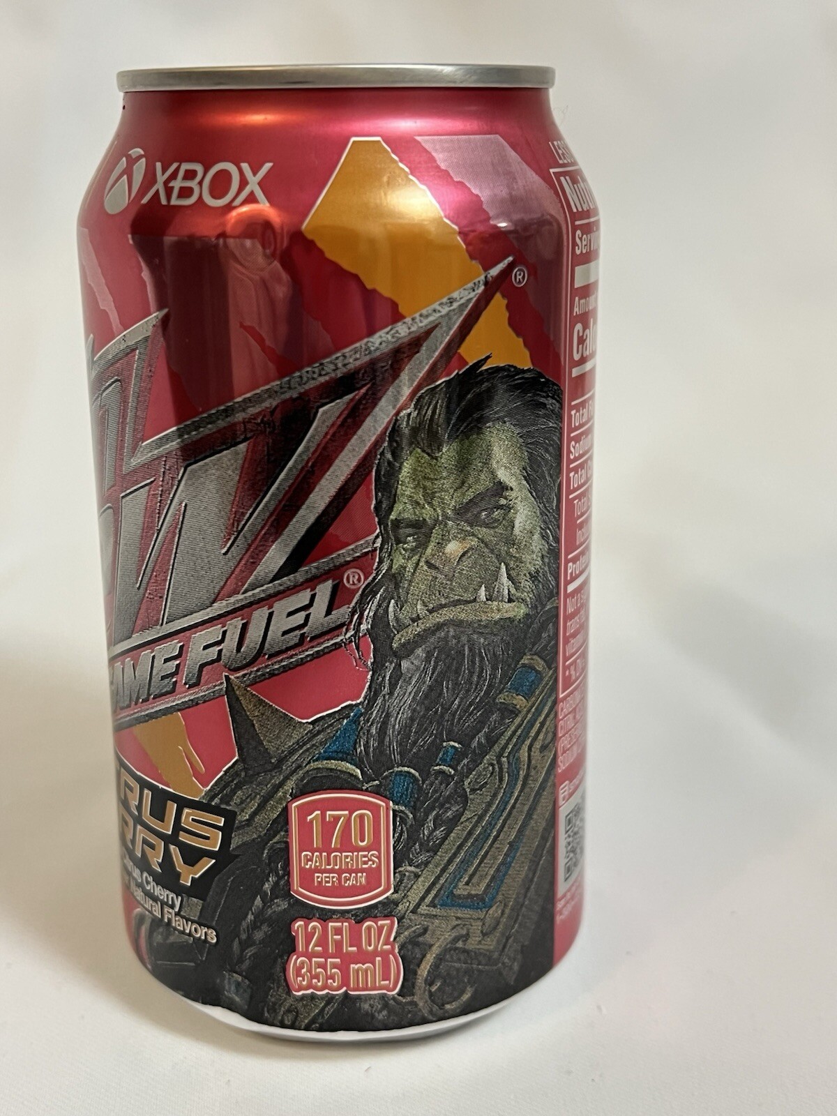 World of Warcraft 2024 Mtn Dew Game Fuel Citrus Cherry 1 Full 12 Fl Oz Can