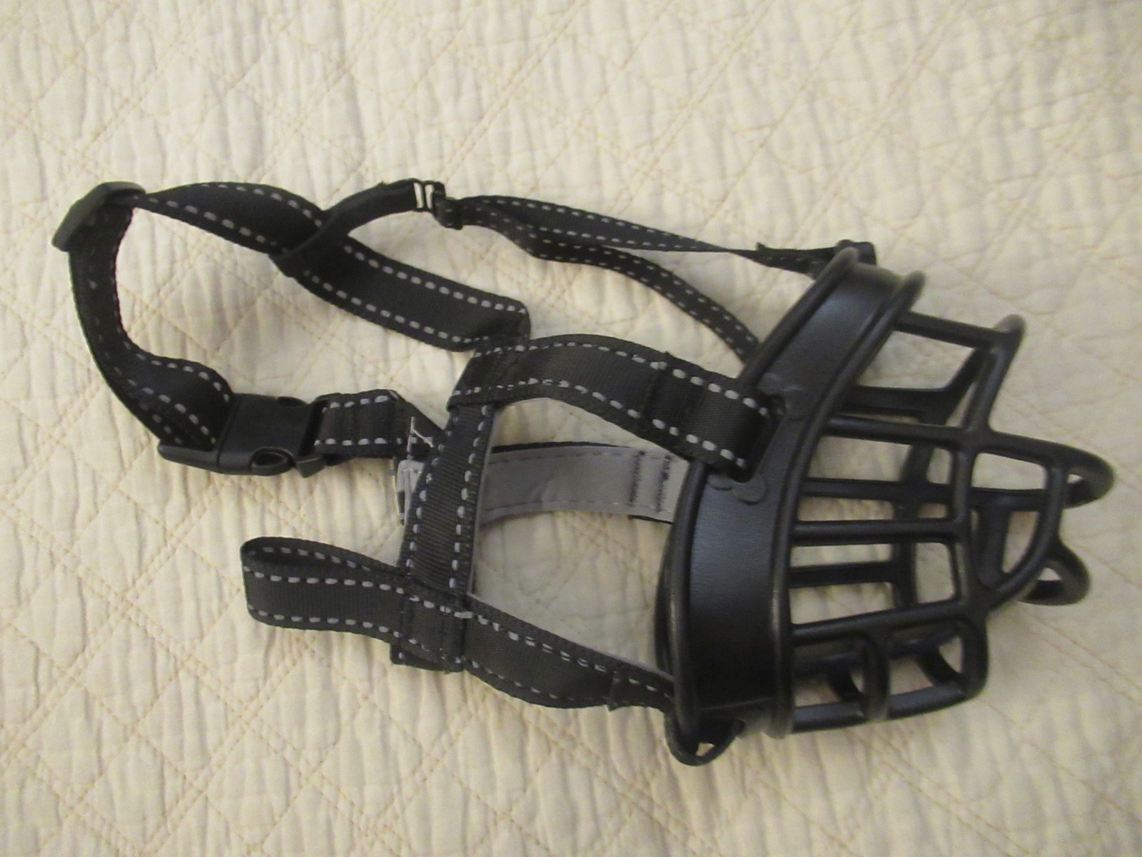 Basket Dog Muzzle (Size 3) Black Nylon
